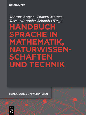 cover image of Handbuch Sprache in Mathematik, Naturwissenschaften und Technik